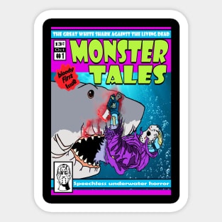 Monster Tales Comic book cover Sticker